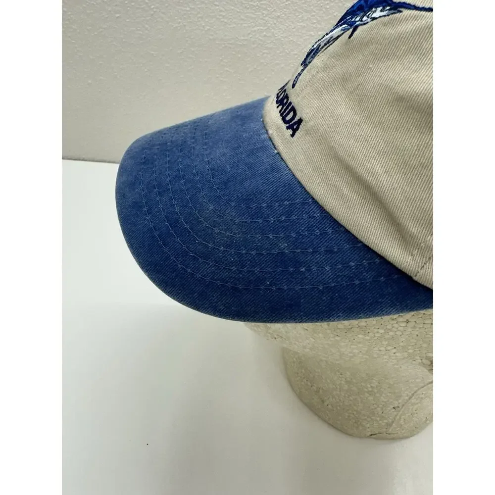 Royal Resortwear Baseball Hat Florida Embroidered Marlin Adjustable Cap